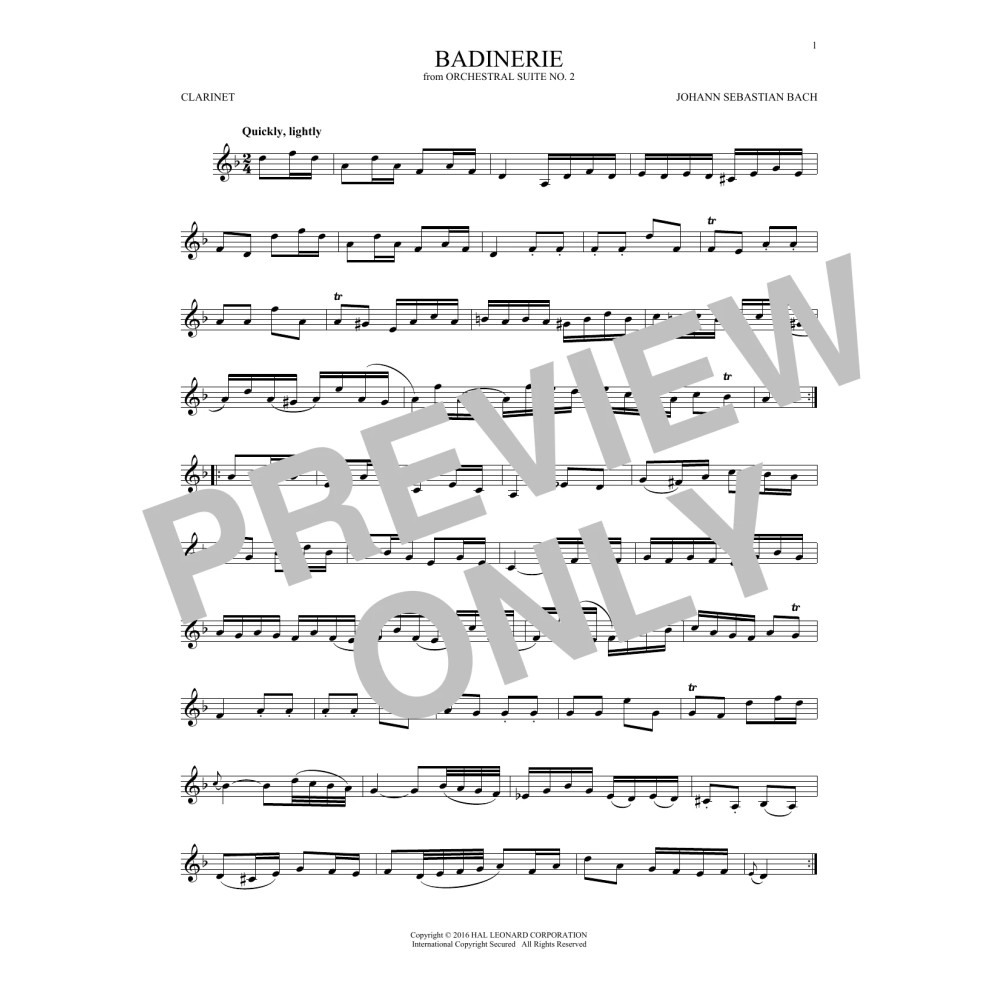 Badinerie (Suite No. 2)